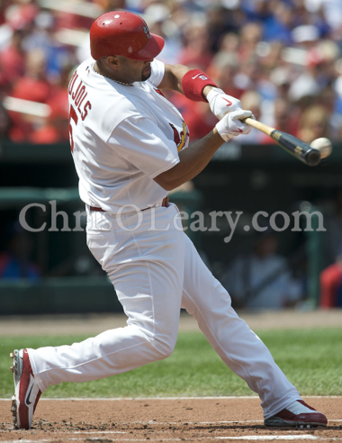 Albert Pujols at the Point of Contact Position