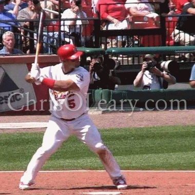 Albert Pujols Home Run Swing