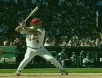 Albert Pujols Home Run Swing