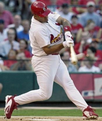 Albert Pujols demonstrating a High Level Swing.