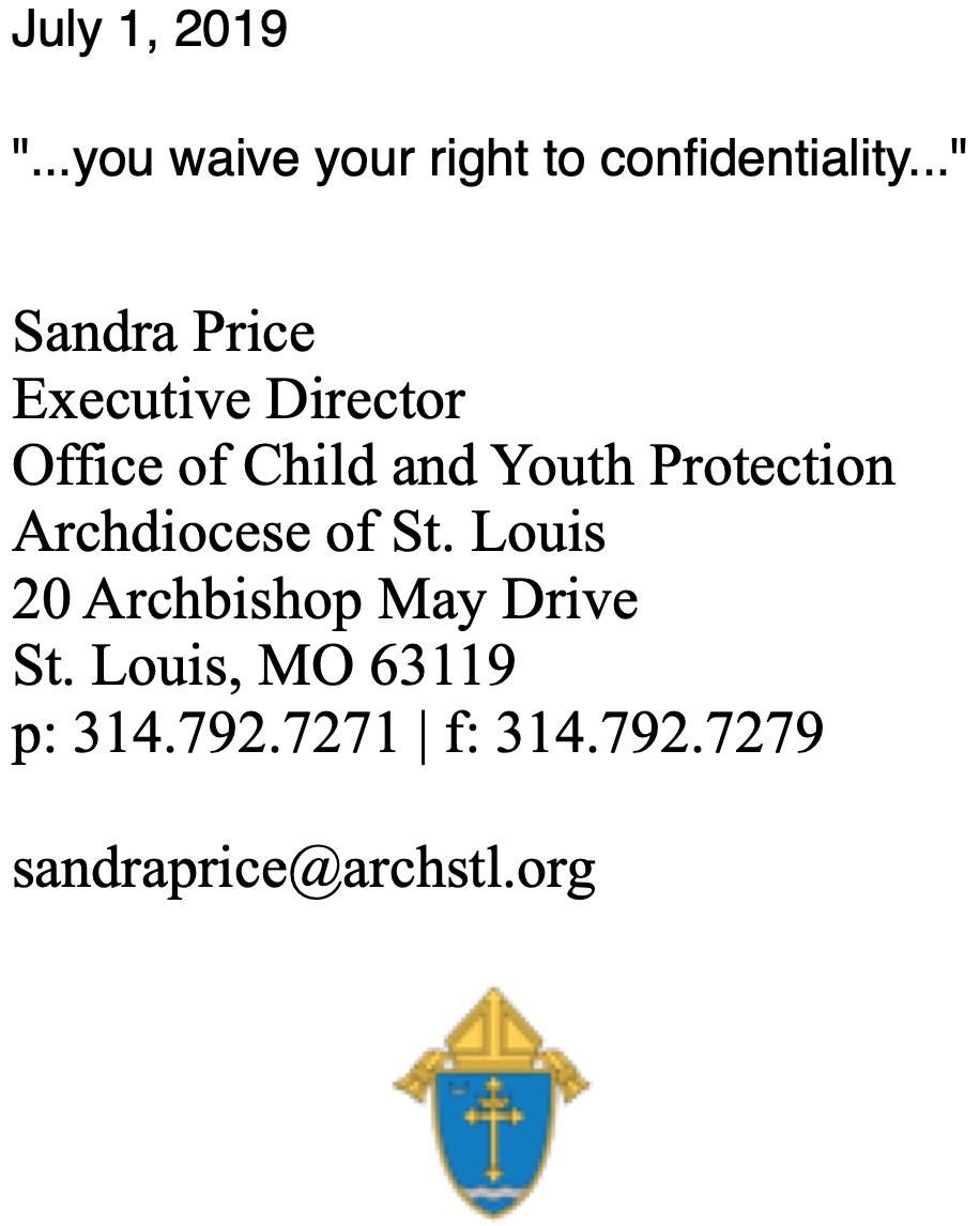 Sandra Price Threat Letter